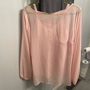 Ava & Viv Pink Blouse